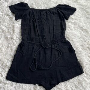 LOFT Black Romper